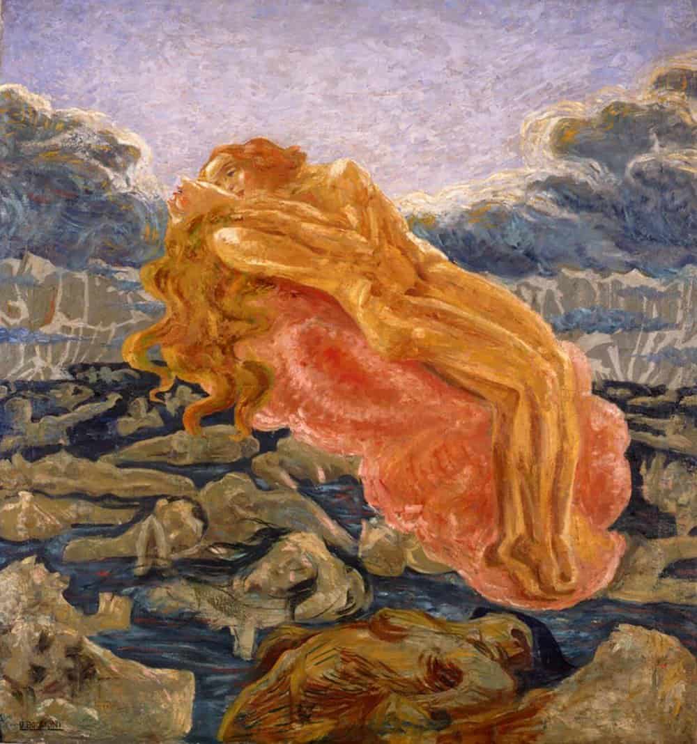 Umberto Boccioni, Il sogno (Paolo e Francesca), 1908-1909