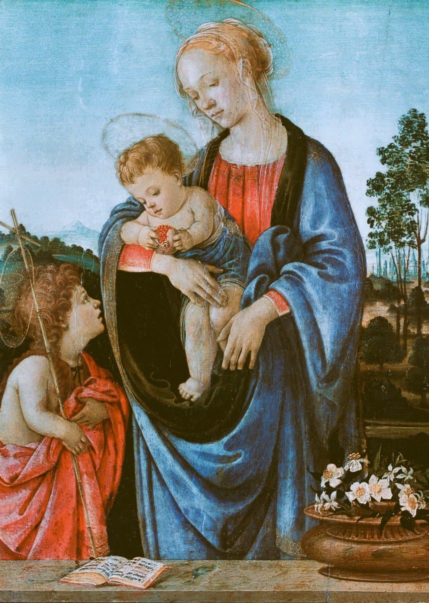 1) Filippino_Lippi_-_The_Virgin_and_Child_with_Saint_John_1480_-_(MeisterDrucke-721539)