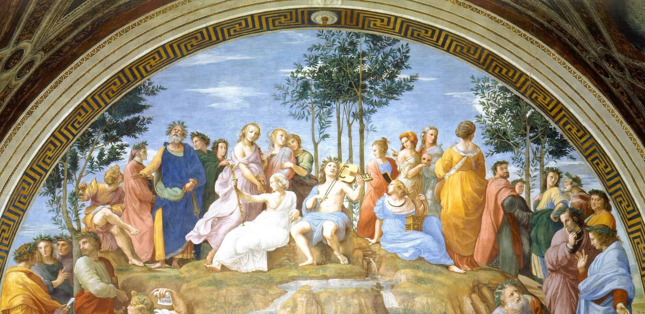Parnaso, Raffaello Sanzio 1510 1511